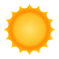 emoji de sol icon
