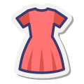 Kleid von hinten icon