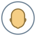 cerclé-utilisateur-neutre-peau-type-4 icon