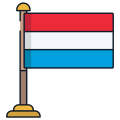 Bandera-externa-de-Luxemburgo-banderas-icongeek26-color-lineal-icongeek2 icon