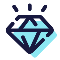 Diamant étincelant icon