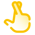 손가락 교차 icon