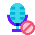 Block Microphone icon