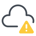 Nube de error icon