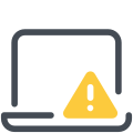 Laptop Error icon