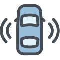 Car sensor data icon