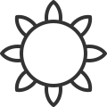 Sun icon