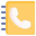 Rubrica telefonica icon