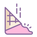 Fallen Ice Cream Cone icon