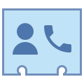 Contatto telefonico icon