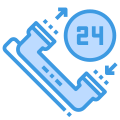 24 Hour Customer Support icon