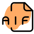 An AIF file is an audio file created using the Audio Interchange File Format (AIFF) icon