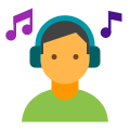 escuchar-musica-en-auriculares icon