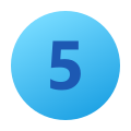 5 원 icon