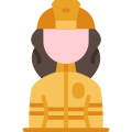 firefighter girl icon