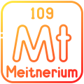 외부-Meitnerium-주기율표-곰 아이콘-구배-곰 아이콘 icon