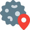 Coronavirus Location icon