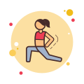 女性伸展运动 icon