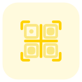 Qr code for product information and payment method icon