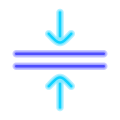 Fusión horizontal icon