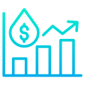 Oil Price Growth icon