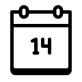 Kalender 14 icon