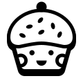 Kawaii Cupcake icon