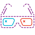 3D Glasses icon