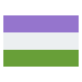 Genderqueer-Flagge icon