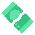 dinero dividido icon