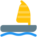夏季外部风帆冲浪水上运动游戏布局运动颜色塔尔维沃 icon