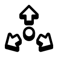movimiento en el eje icon