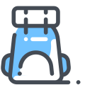 Touristischer Rucksack icon