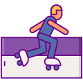 Downhill icon