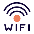 Free wireless internet facility for tourist at hotel icon