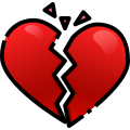 Heartbroken icon
