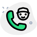 Logistic department help desk phone service availability icon