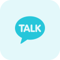 KakaoTalk or KaTalk is a free mobile instant messaging application for smartphones icon