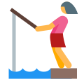 Fishing Woman icon