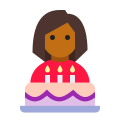 誕生日の女の子とケーキの皮のタイプ-5 icon