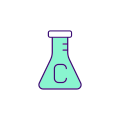 Flask With Carbon Sample icon