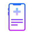 Medizinische mobile App icon