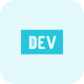 Dev community where programmers share ideas and help each other grow icon