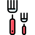 fourchettes-externes-cuisine-vitaliy-gorbatchev-couleur-linéaire-vitaly-gorbachev icon