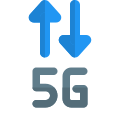 Next generation high speed fifth generation connectivity icon