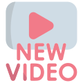 Flat/7.New Video icon