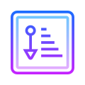 Clasificación ascendente icon