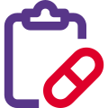 Report and chart notes from the drug list and allergies icon