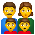Familie – Mann-Frau-Junge-Junge icon