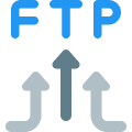 FTP application for data uploading from multiple sources icon